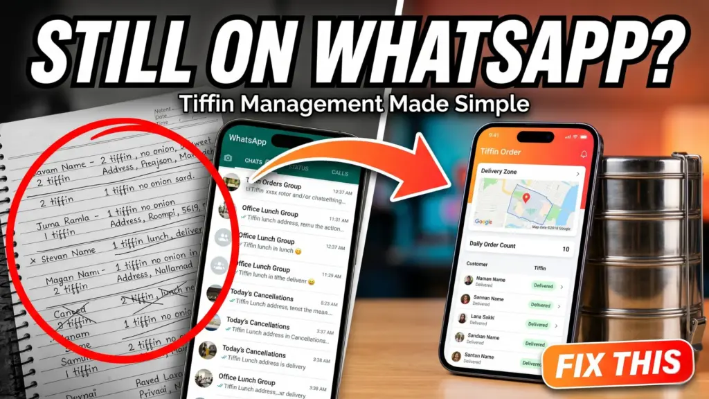 Tiffin BucketX: Simple Tiffin Management Software for Indian Tiffin Services